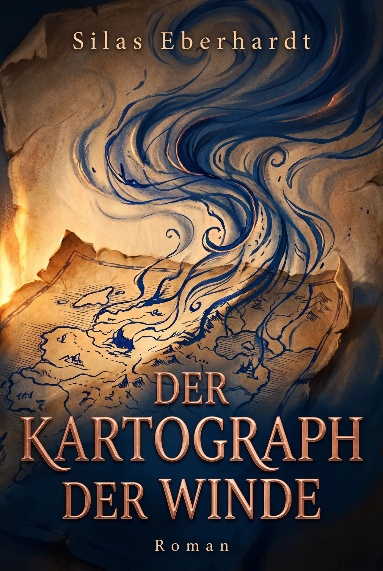 Cover Der Kartograph der Winde von Silas Eberhardt, Fantasy