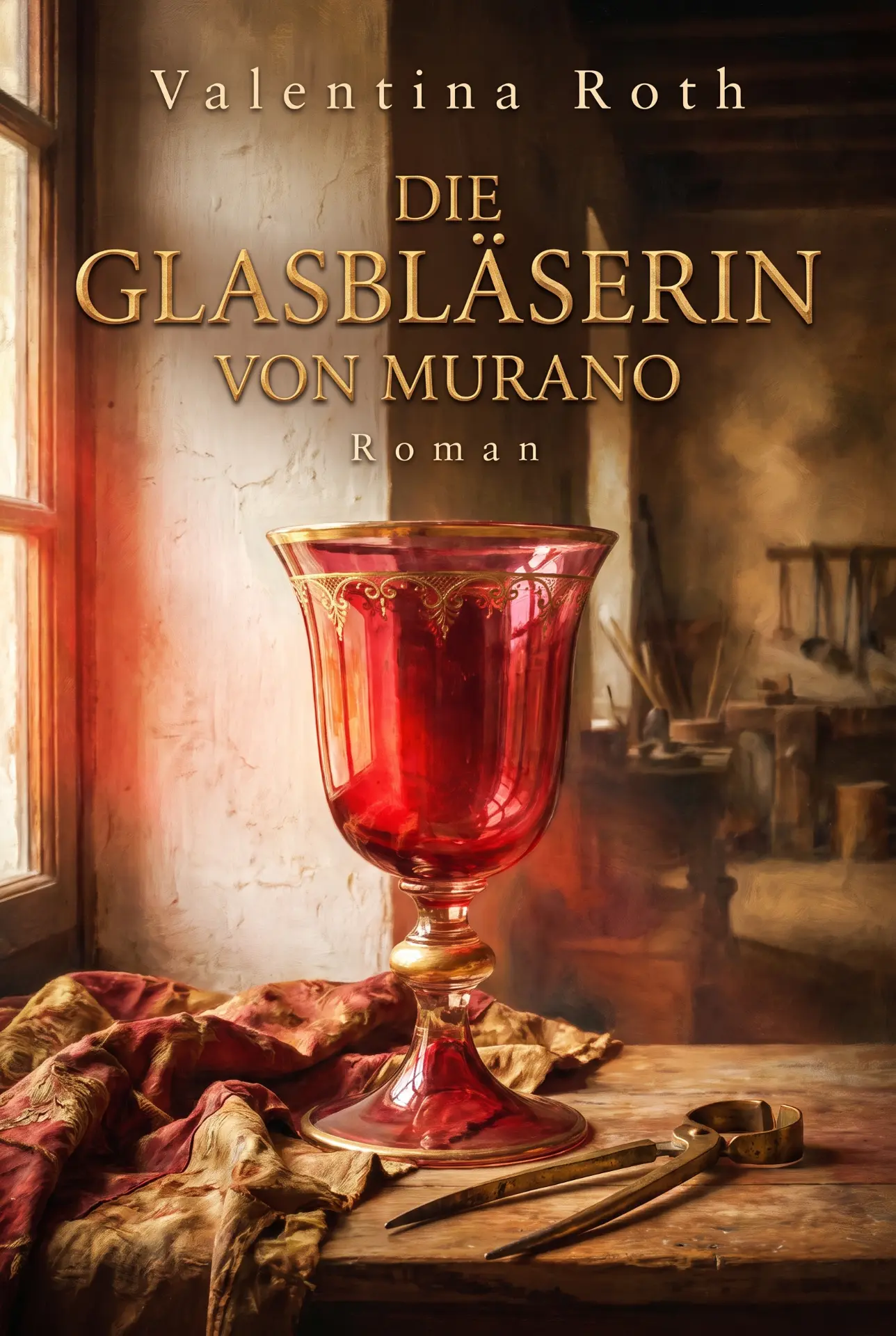 Cover Die Glasbläserin von Murano von Valentina Roth, Historischer Roman